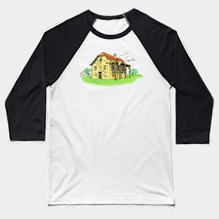 House in old Europe style_01-light color Baseball T-Shirt